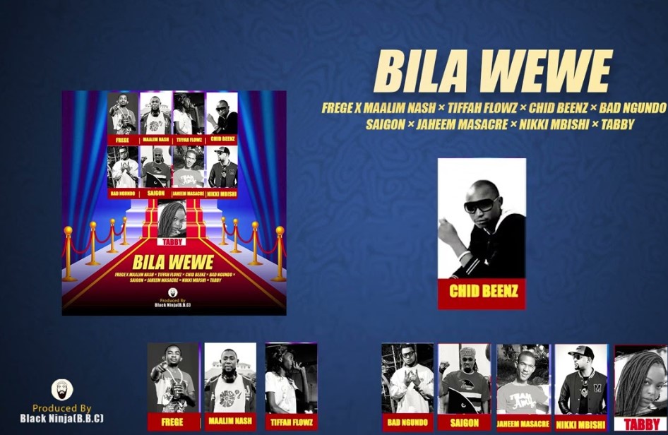 Sauti | Frege X Nash MC X Tiffa flowz X Chid Beenz X Bad Ngundo X Saigon.. – Bila Wewe